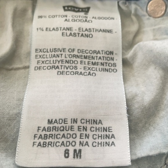 Levi’s denim Jeans size 6 M - Picture 3 of 6